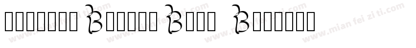 SchadowBTWXX-Bold B字体转换